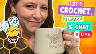 Crochet, Coffee, and Chat LIVE with Frizzy | Working on Rizzo the Rat from the New Muppets Crochet
