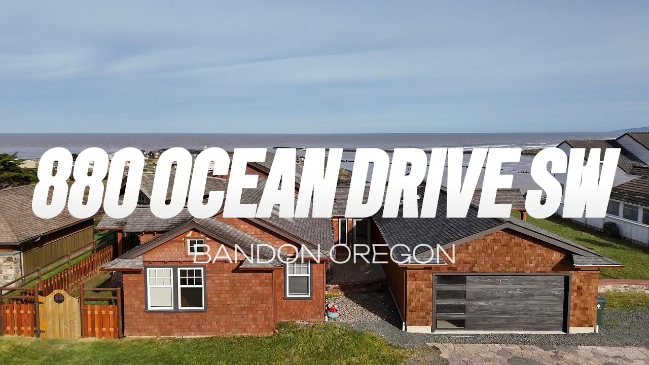 PRIME OCEAN & LIGHTOUSE VIEWS FROM THE BLUFF! 880 Ocean Dr SW Bandon Oregon Real Estate