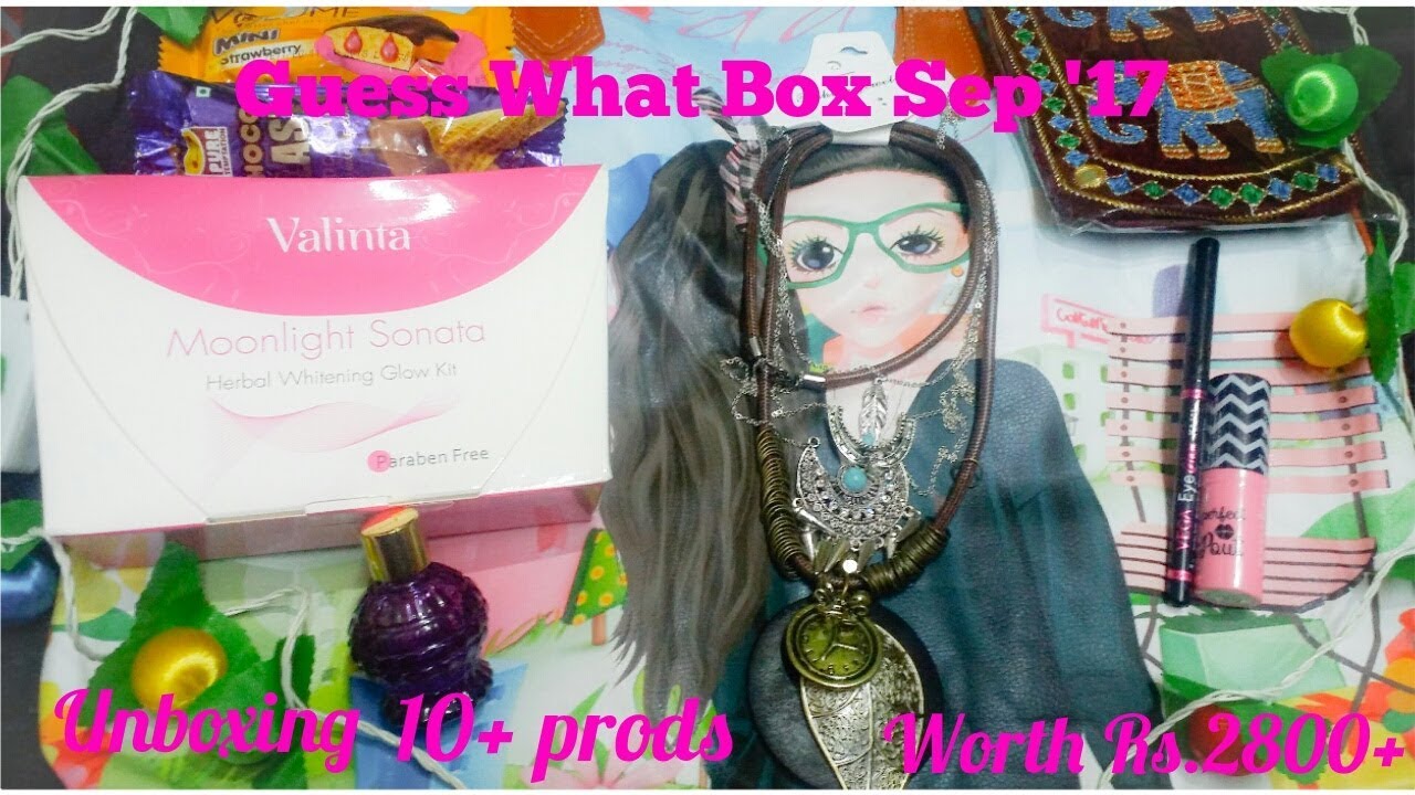 Unboxing GuessWhat Box Sep '17 I Avon I Vega I Vivanta I just4funjannathff I jff