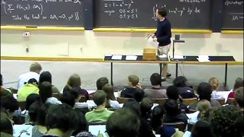 Lec 16: Double integrals | MIT 18.02 Multivariable Calculus, Fall 2007