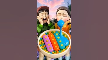 Squid Game AI Edible Slime ASMR #squidgame #squidgame2 #ai #asmr #mukbang #funny #cute