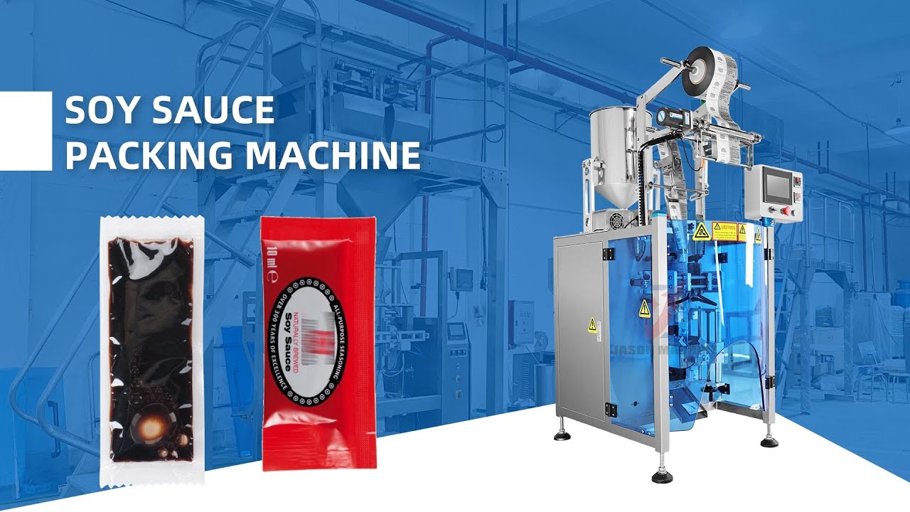 Soy Sauce Packing Machine High Speed Liquid Packaging Machine YouTube