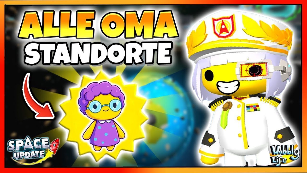 ALLE geheimen Oma Standorte in Wobbly Life - auch im WELTRAUM!