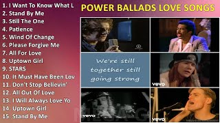 Power Ballads Love Songs ~ Top Love Songs