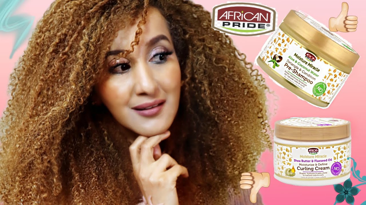 😱AFRICAN PRIDE MOISTURE MIRACLE EN ESPAÑOL😮REVIEW PARA CHICAS DE CABELLO RIZADO / YULIE CABEL
