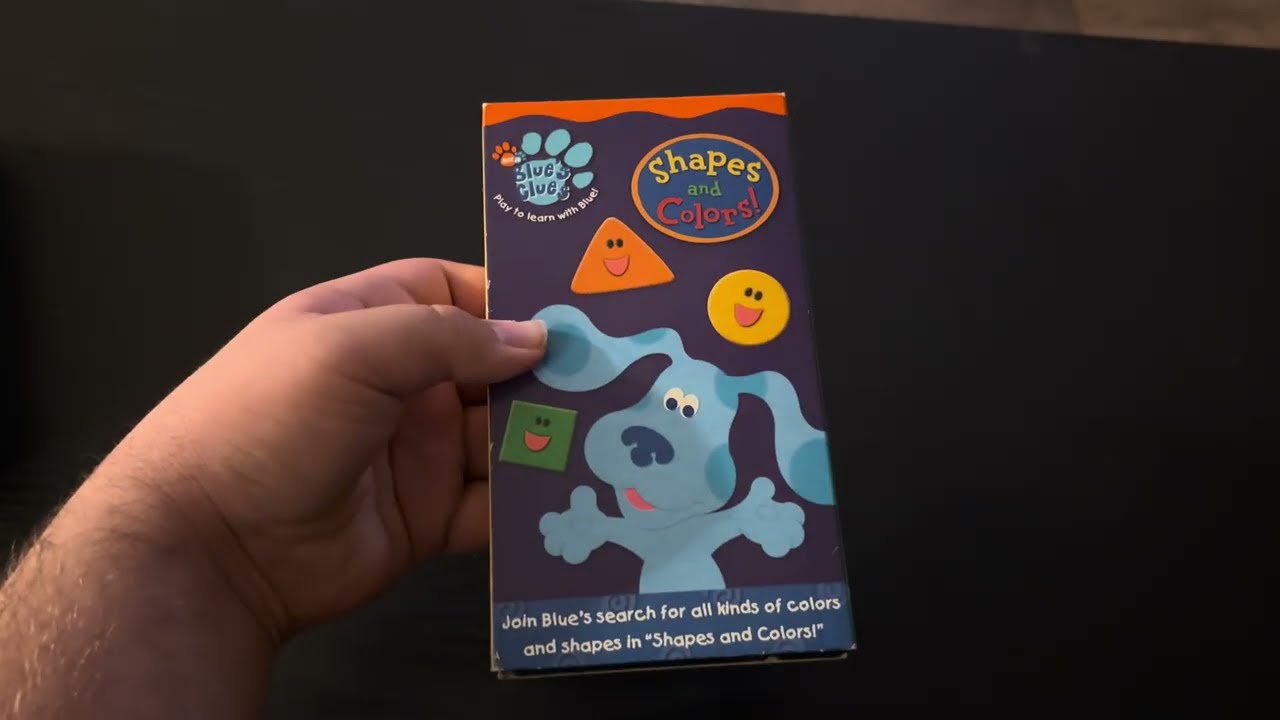 Nick Jr’s Blue’s Clues Shapes and Colors 2003 VHS 📼 USA 🇺🇸 Overview 