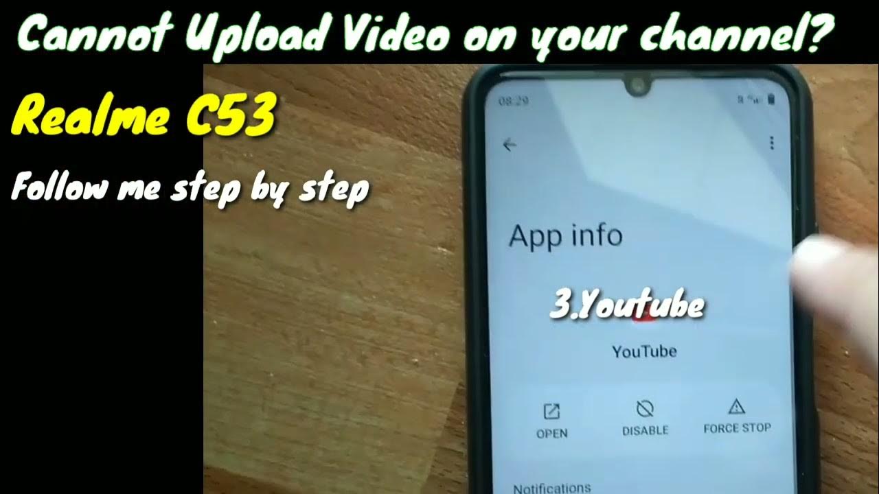 realme-c53-cannot-upload-video-on-youtube-problem-solve-tutorial