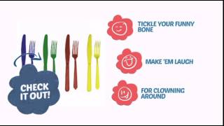 Giant Knife & Fork Sets (15") - ClownAntics.com