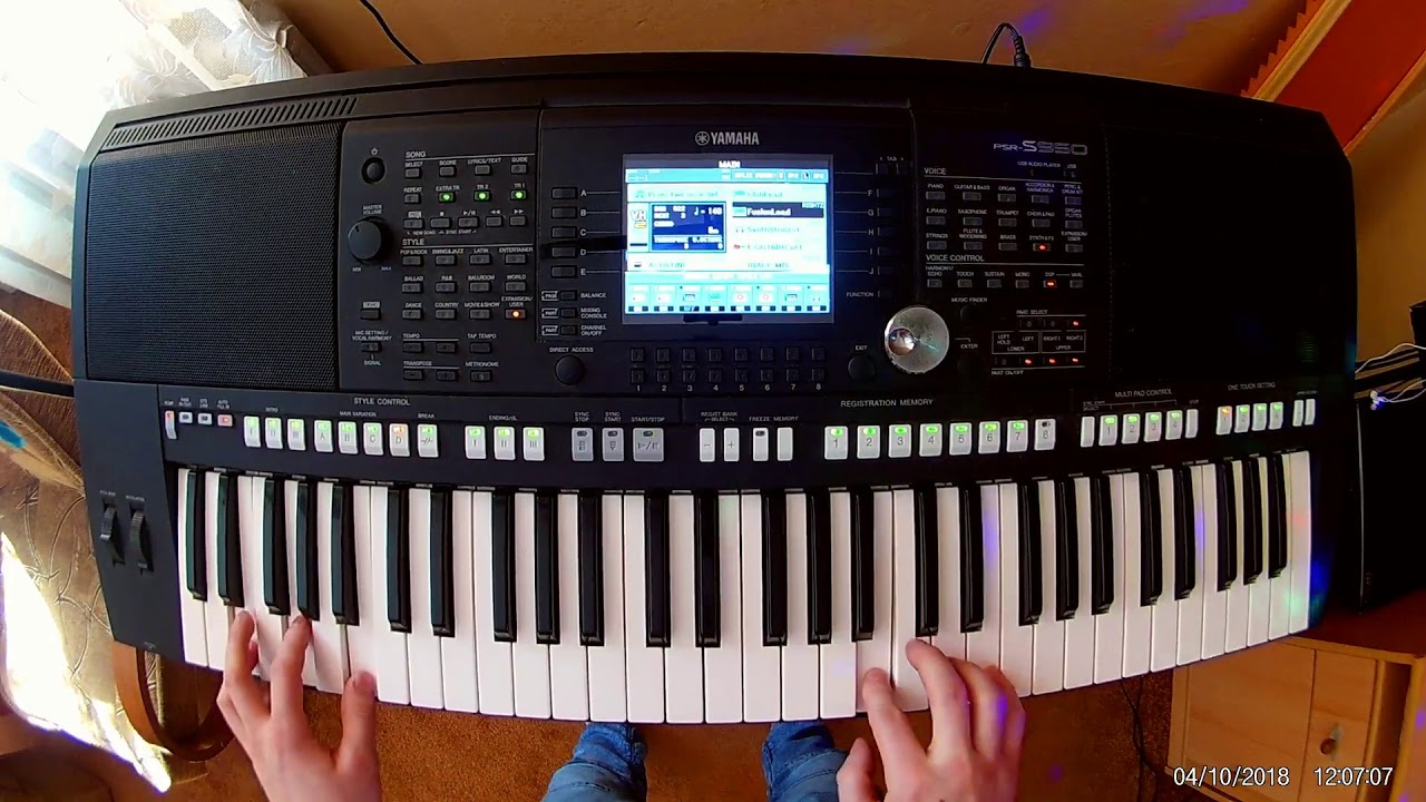 Jak zagrać 46# Gigi D'Agostino - L'Amour Toujours/Keyboard/Yamaha Psr s950/FHD tyrosine crystals