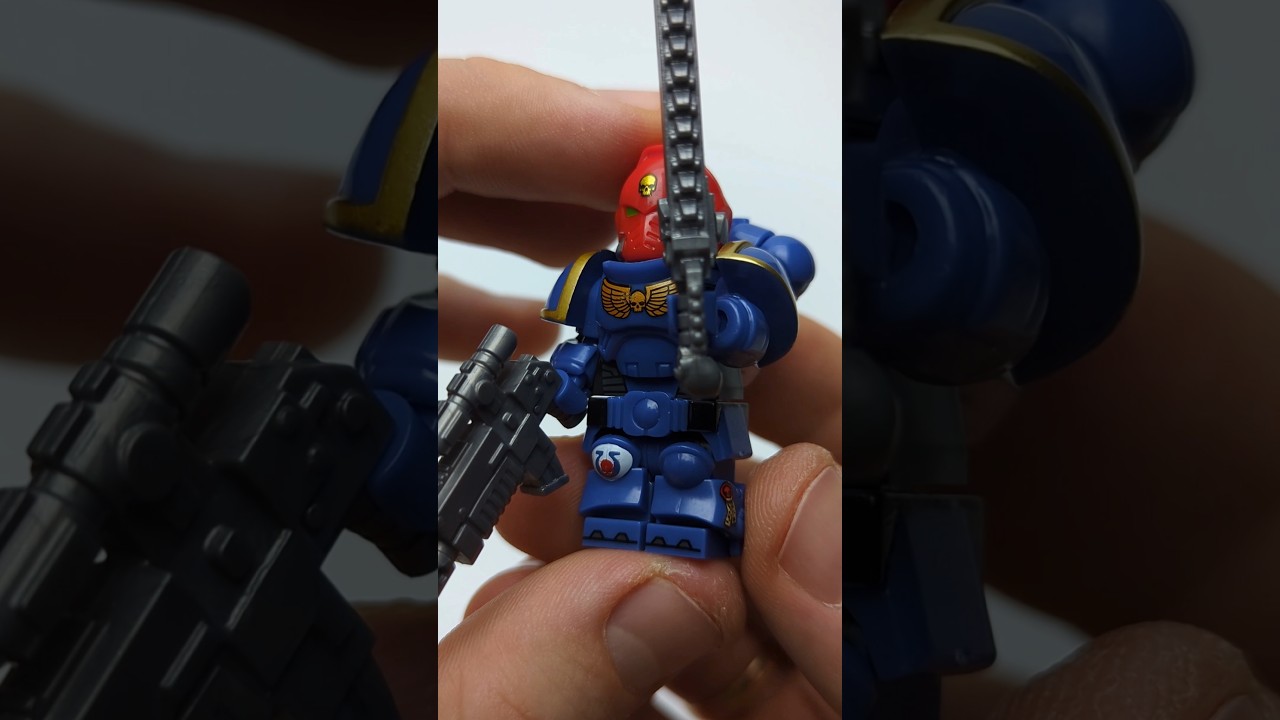 Building Space Marine Sergeant Fake Lego Warhammer 40k minifigure 