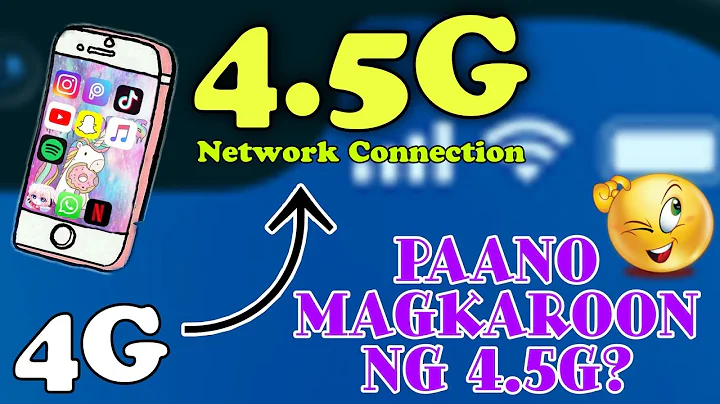 4G TO 4.5G NETWORK CONNECTION | TUTORIAL