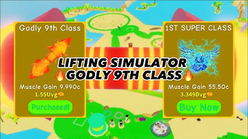 Lifting Simulator💪| 🤯GODLY 9TH CLASS after 8 DAYS!!
