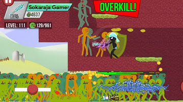 900 Zombie Chapter 3 Yellow Fields Level 111 Stickman Zombie Shooter android game