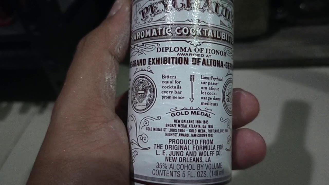 Peychaud's Aromatic Bitters - YouTube