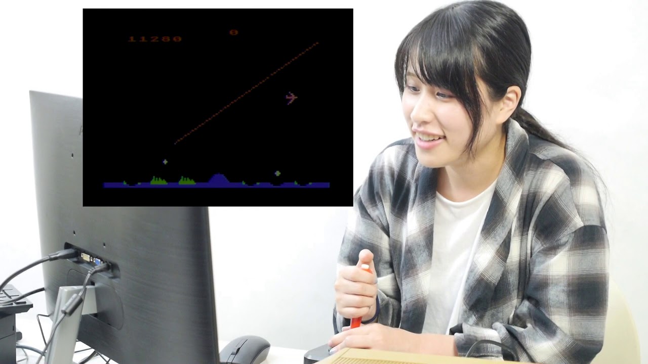 【レトロゲーム実況】ATARI800用ゲーム ミサイルコマンド（Missile Command） - YouTube