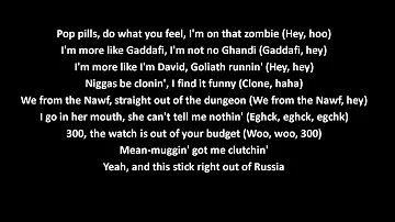 Kodak Black - ZEZE feat. Travis Scott & Offset LYRICS