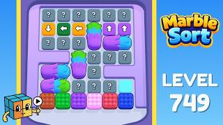 Marble Sort Level 749 Walkthrough Solution