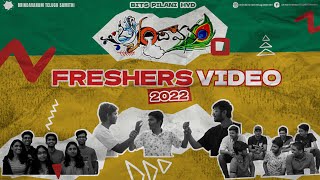 FRESHERS VIDEO 2022 | BITS PILANI HYD | BRINDAVANAM TELUGU SAMITHI