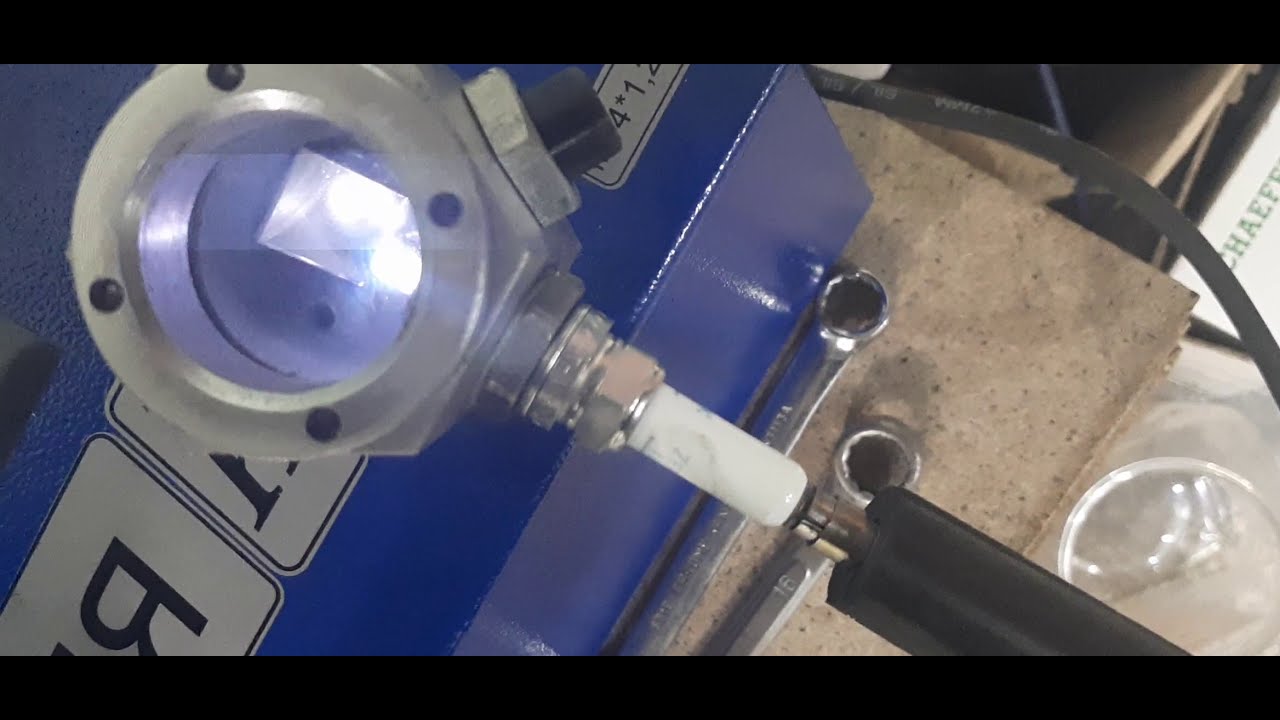 Проверка свечей НЖК на стенде 2 партия - YouTube