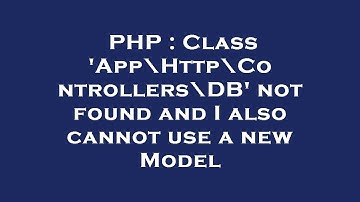 PHP : Class 