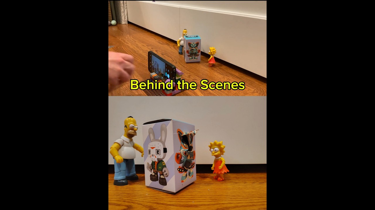За кадром: Бабочки из «Симпсонов» @JAKKSPacificJanky Распаковка в технике стоп-моушн
