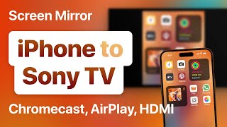 How to Screen Mirror iPhone to Sony TV Best Ideas in 2023 by iObserver: iPhone & iPad apps 8,013 views 9 months ago 3 minutes, 35 seconds