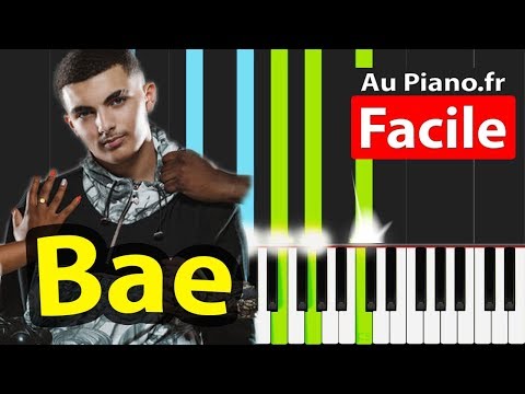 RK Bae PIANO Facile Tutorial (Free Type beat 2018 - Instru RK) - Au Piano.Fr
