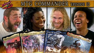 Commander Gameplay POST MALONE v CASSIUS MARSH v BlackGirlMage v Blackneto | MTG EP 13