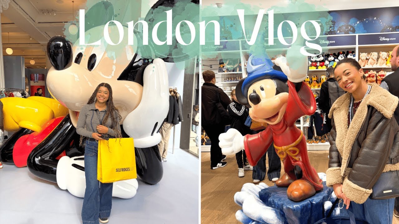 LONDON SHOPPING VLOG 🛍️ | Selfridges, Disney pop up, Zara x Harry Lambert & more! ✨
