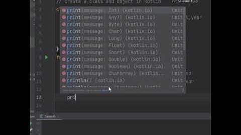 How to Create class and object in Kotlin |Prof. Antony Vijay #shorts