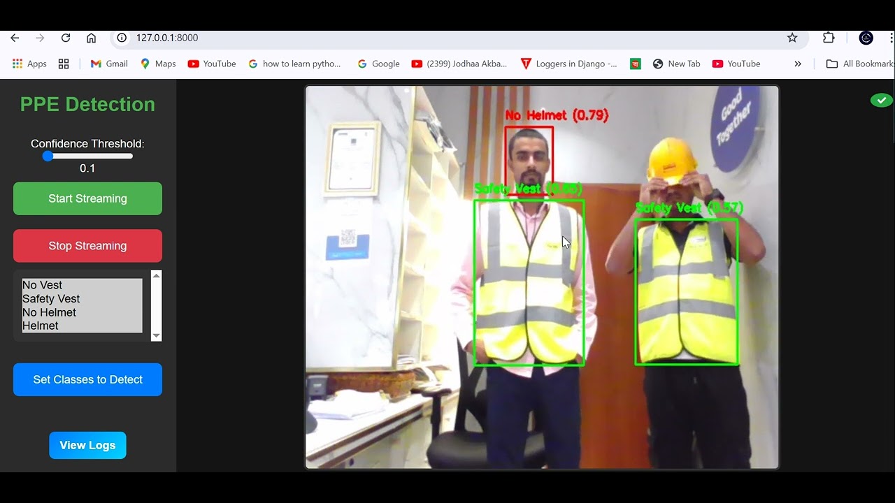 Real-Time PPE Detection System Using Python and YOLOv8 for Workplace ...