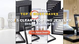 Amazing Top 5 Clear Floating Jewelry Display Cases You Need To See - 1PCS Transparent Jewelry Displa