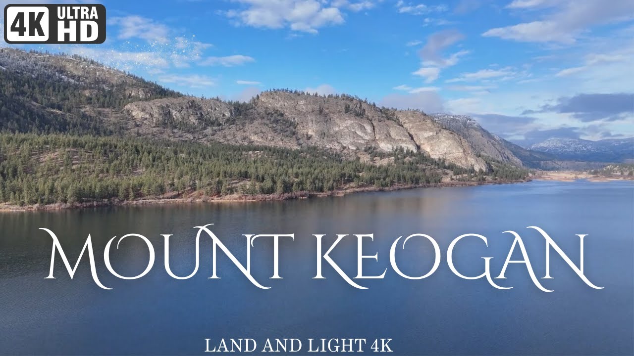 Mount Keogan, British Columbia, Canada Relaxation Drone 4K 