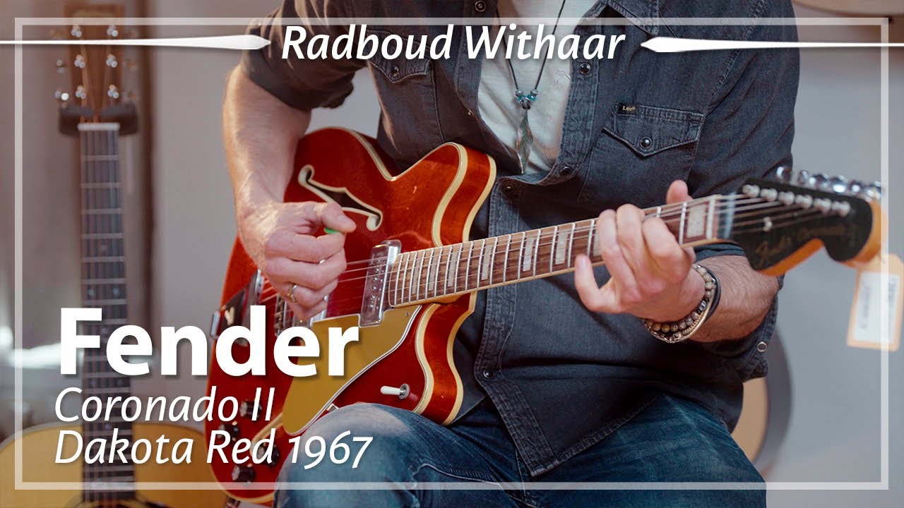 Fender Coronado II Dakota Red 1967 played by Radboud Withaar | Demo