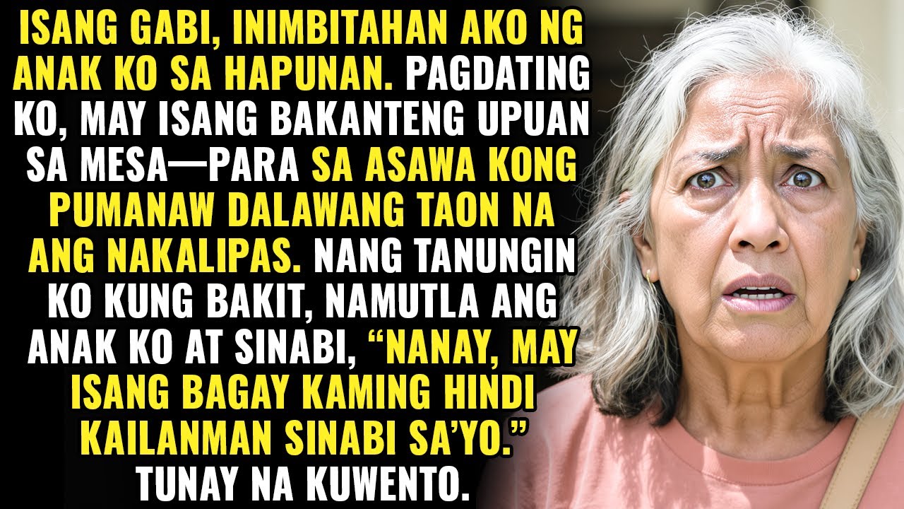 SA HAPUNAN NG AKING ANAK, MAY NAKAHANDANG LUGAR PARA SA AKING YUMAONG ASAWA. NANGINIG AKO NANG...