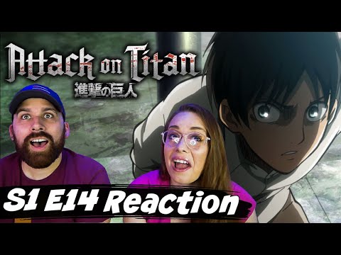 Attack on Titan S1 E14 "Can't Look Into His Eyes Yet: Eve of the Counterattack, Part 1" Reaction!