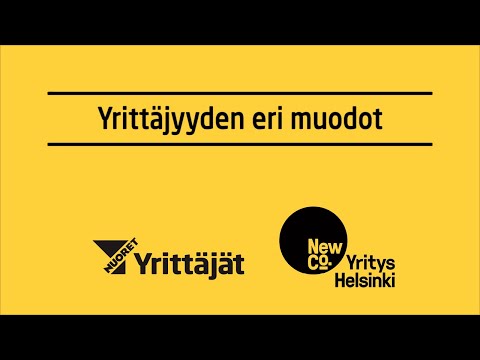 Video: Koulutuksen Muodot