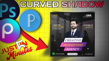 How to create curved paper shadow in pixellab | Easy | pixellab tutorial