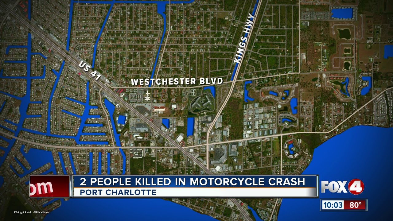 Two killed in motorcycle crash in Port Charlotte - YouTube