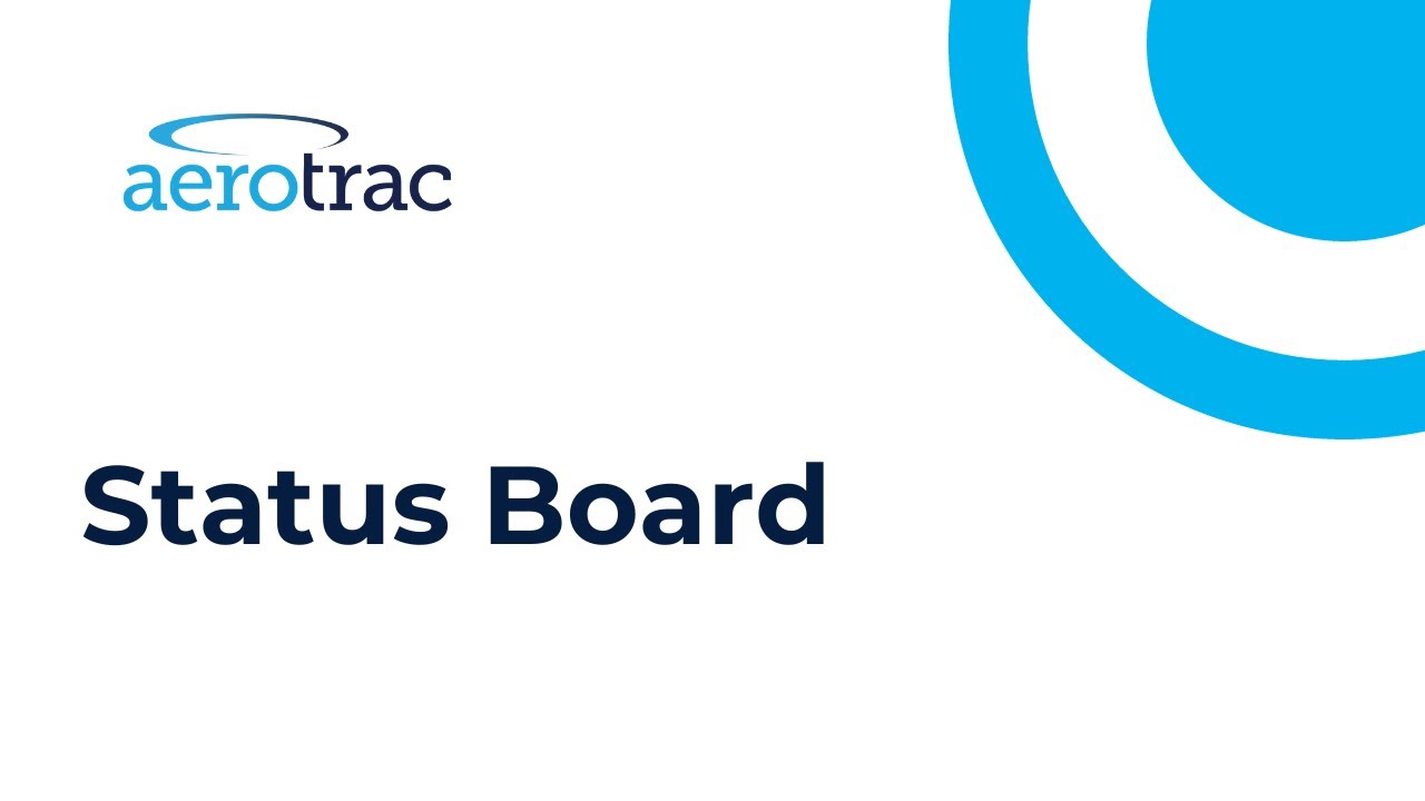 Aerotrac Status Board