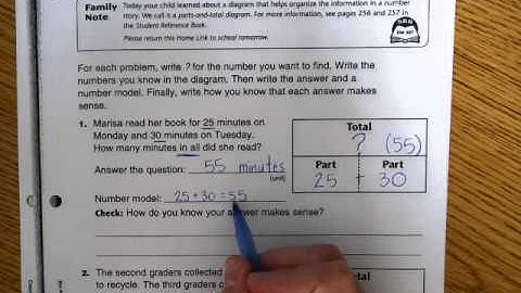 Everyday Math Home Link 2 4