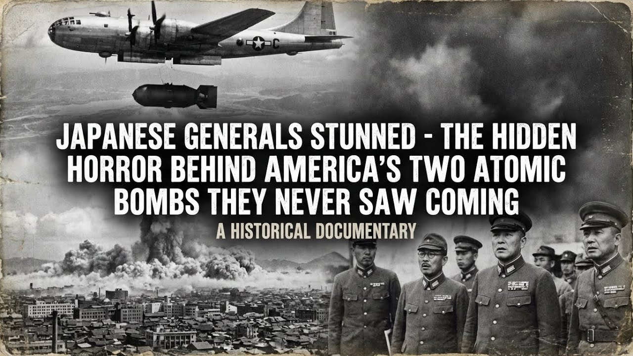 ЯПОНСКИЕ ГЕНЕРАЛЫ ошеломлены – Скрытый ужас двух атомных бомб Америки