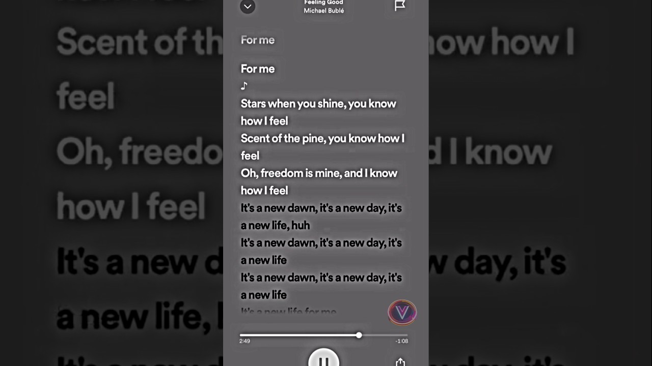 Feeling Good - Micheal Bublé 