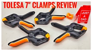TOLESA 7" Spring Clamp Review. Very Strong!