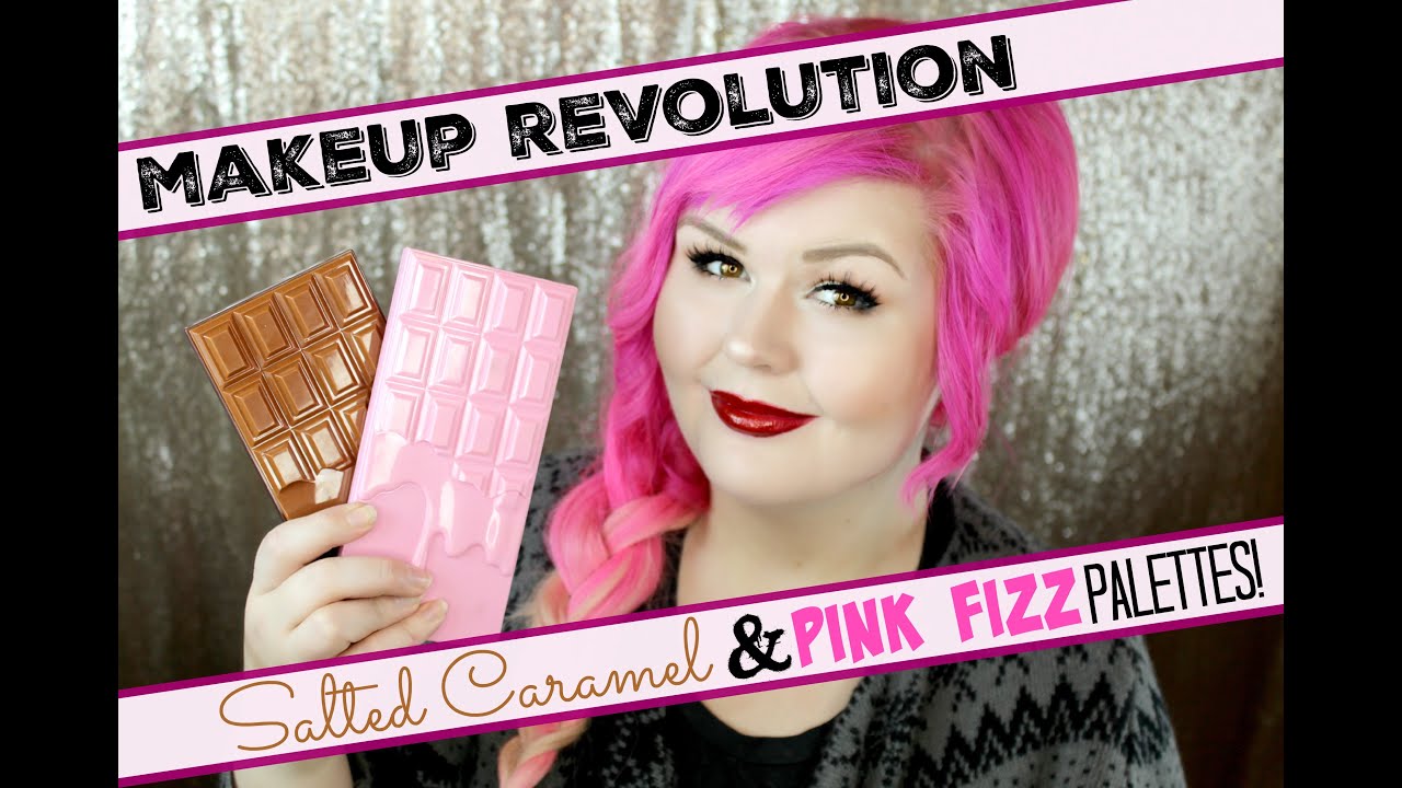 Makeup Revolution Salted Caramel & Pink Fizz Palettes | Swatches