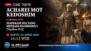 Kehilat ELROI family | Shiur Shabbat Acharei Mot-Kedoshim 5786 | 25 April 2026