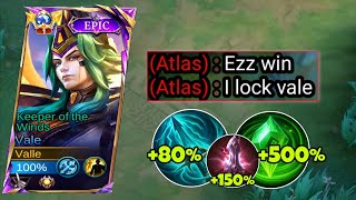 WTF DAMAGE!! VALE NEW COMBO 2026 I VALE BEST BUILD & EMBLEM SET 2026