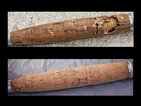 How To Repair a Cork Fly Fishing Rod Handle 