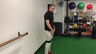 Wall Supported Hip Hinge - Knee Band