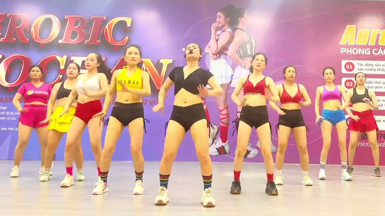 Giật bụng sau bài tập tổng hợp cùng CLB Phuong Hiền Aerobickochan BÀI 😘ĐỀU TẠI ANH